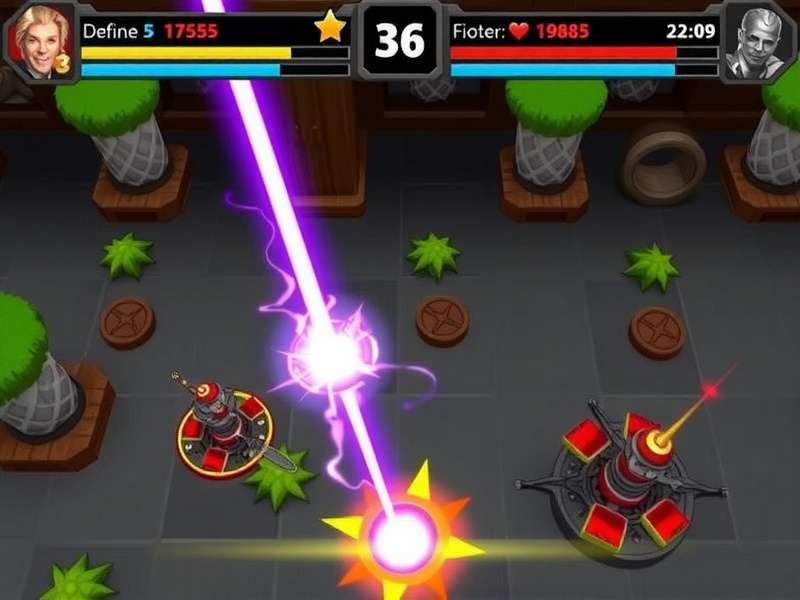 Hot Defenders Duel Gameplay Screenshot